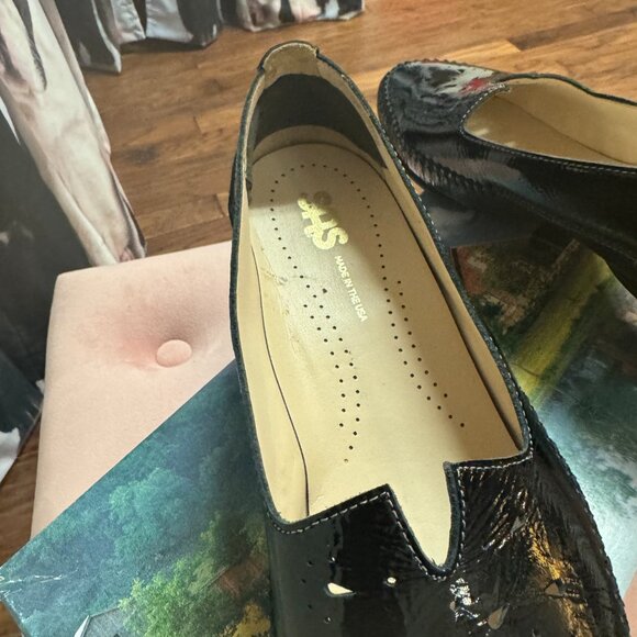 SAS Sonya Black Pumps Size 7WW - Picture 3 of 7